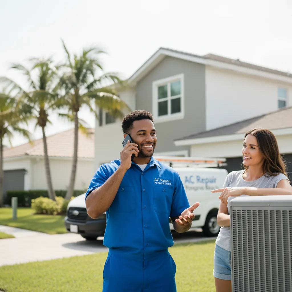 AC Repair Pompano Beach customer support in New Paris